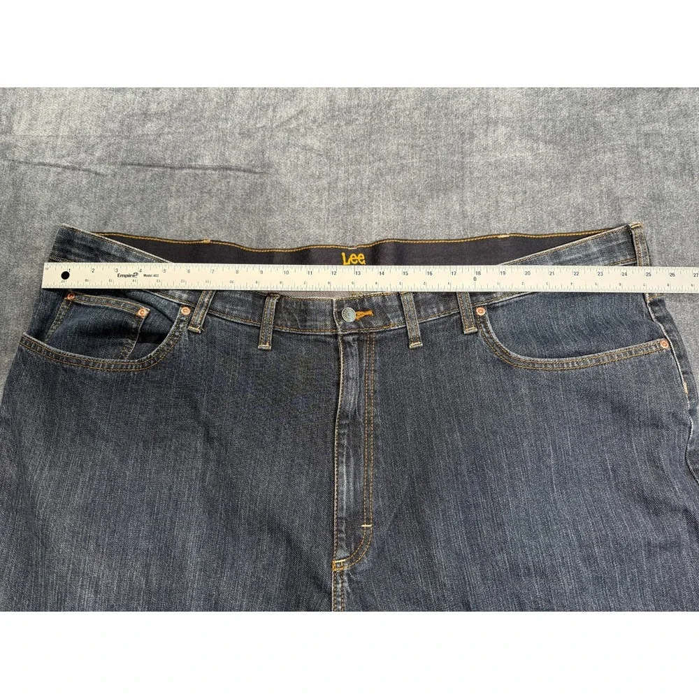 Lee Loose Fit Denim Bermuda Shorts Womens 50x30 Blue Jean Walking Shorts
